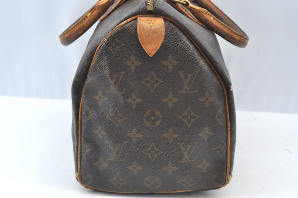 Authentic Louis Vuitton Monogram Speedy 30 Hand Boston Bag Old Model LV K8053