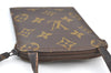 Authentic Louis Vuitton Monogram Pochette Secret Shoulder Bag Old Model K8054