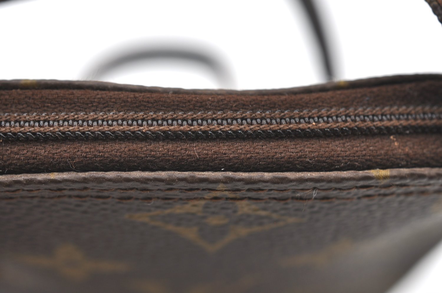 Authentic Louis Vuitton Monogram Pochette Secret Shoulder Bag Old Model K8054