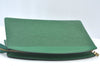Authentic Louis Vuitton Epi Trousse Crete Clutch Bag Green M48407 LV K8064