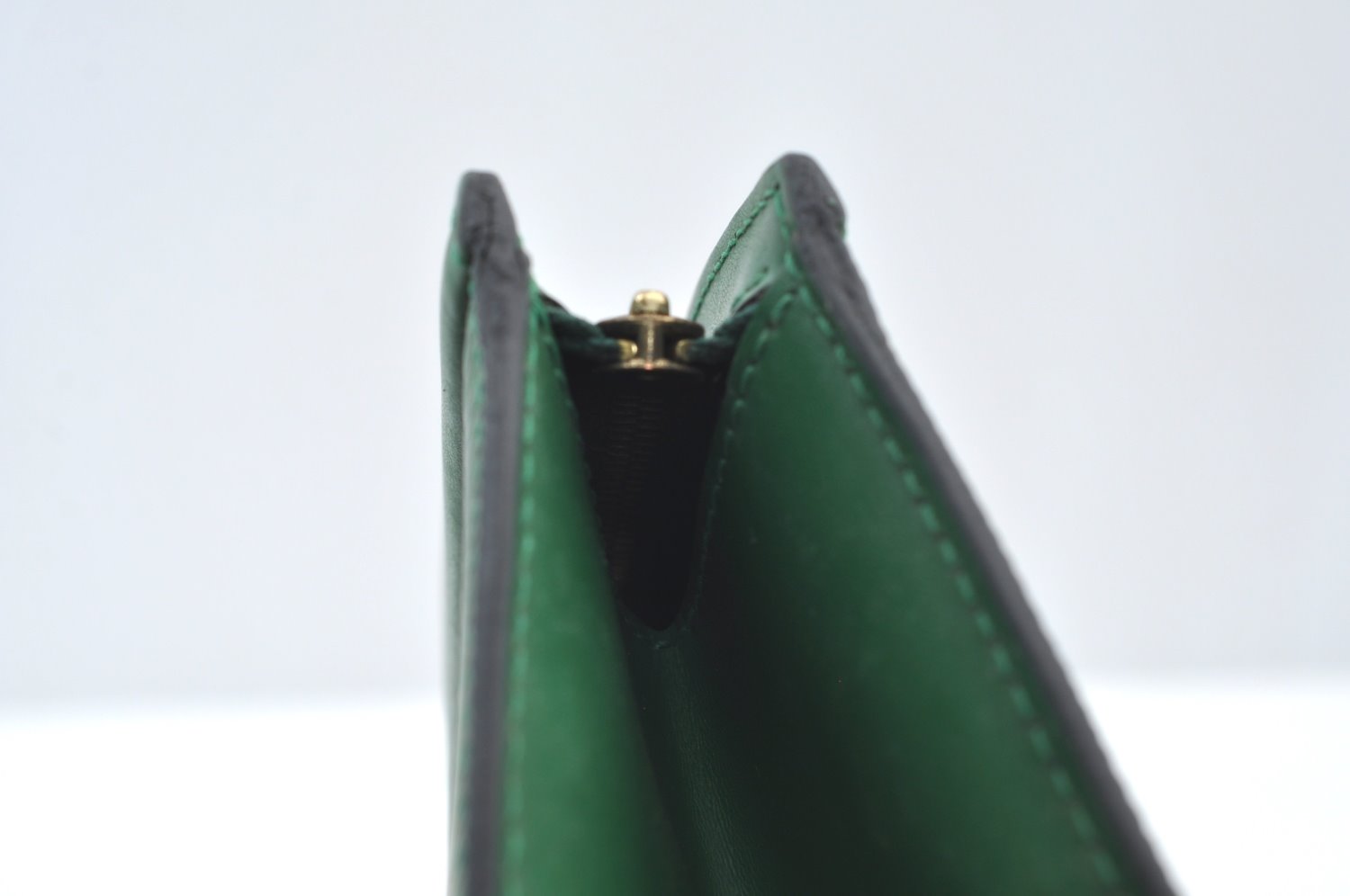 Authentic Louis Vuitton Epi Trousse Crete Clutch Bag Green M48407 LV K8064