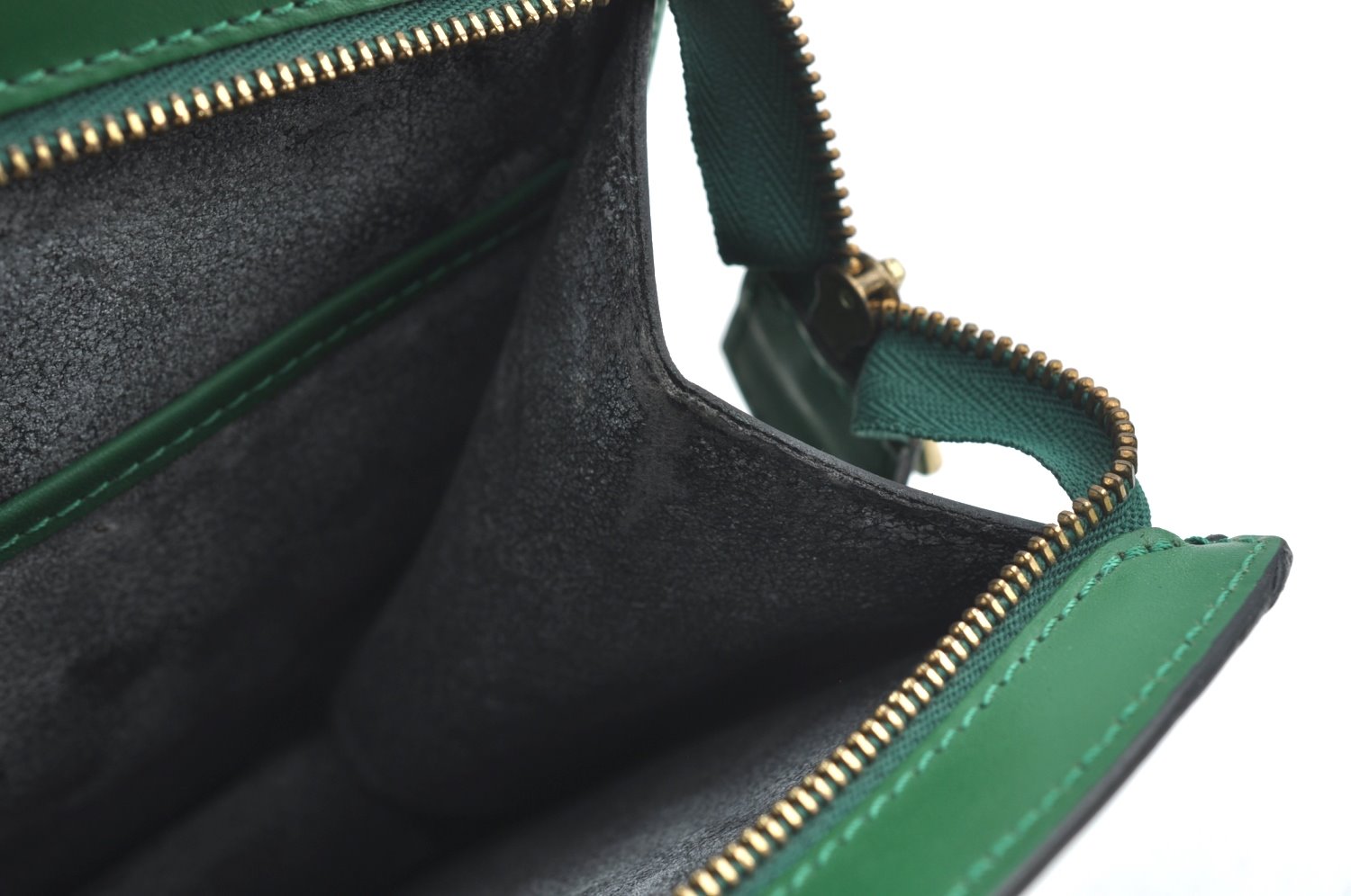 Authentic Louis Vuitton Epi Trousse Crete Clutch Bag Green M48407 LV K8064