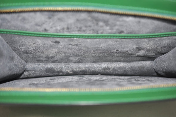 Authentic Louis Vuitton Epi Trousse Crete Clutch Bag Green M48407 LV K8064