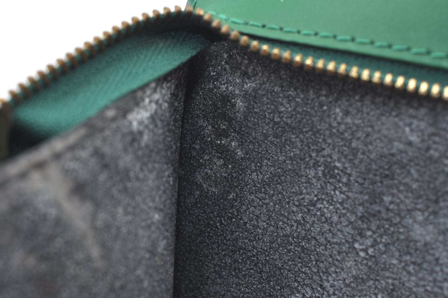 Authentic Louis Vuitton Epi Trousse Crete Clutch Bag Green M48407 LV K8064