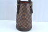 Authentic Louis Vuitton Damier Marais Bucket Shoulder Tote Bag N42240 LV K8072