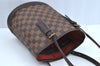 Authentic Louis Vuitton Damier Marais Bucket Shoulder Tote Bag N42240 LV K8072