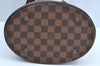 Authentic Louis Vuitton Damier Marais Bucket Shoulder Tote Bag N42240 LV K8072
