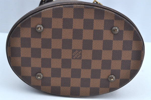 Authentic Louis Vuitton Damier Marais Bucket Shoulder Tote Bag N42240 LV K8072