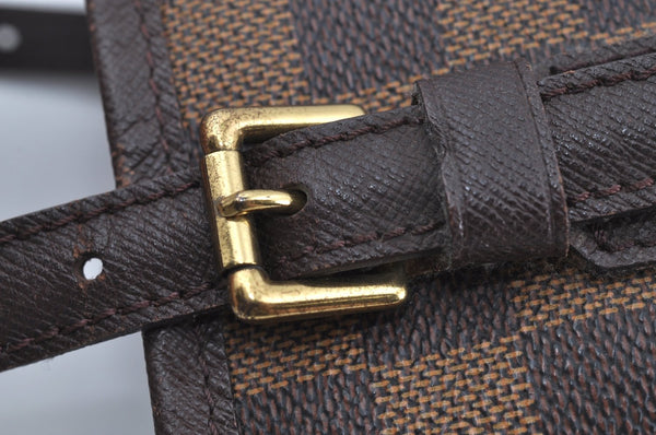 Authentic Louis Vuitton Damier Marais Bucket Shoulder Tote Bag N42240 LV K8072