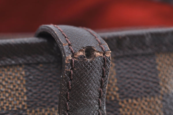 Authentic Louis Vuitton Damier Marais Bucket Shoulder Tote Bag N42240 LV K8072