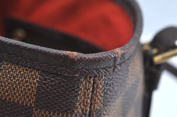 Authentic Louis Vuitton Damier Marais Bucket Shoulder Tote Bag N42240 LV K8072