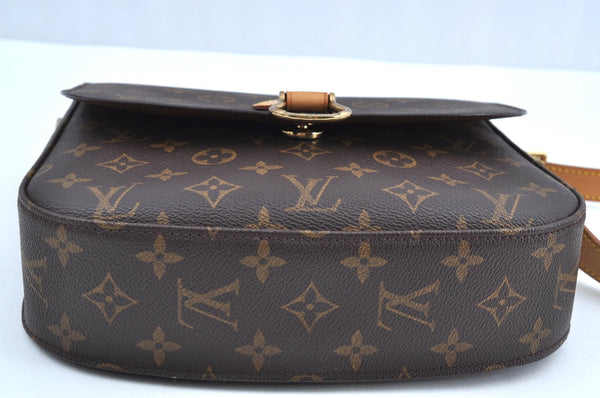 Authentic Louis Vuitton Monogram Saint Cloud GM M51242 Shoulder Cross Bag K8080