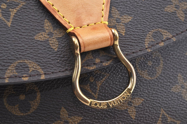 Authentic Louis Vuitton Monogram Saint Cloud GM M51242 Shoulder Cross Bag K8080