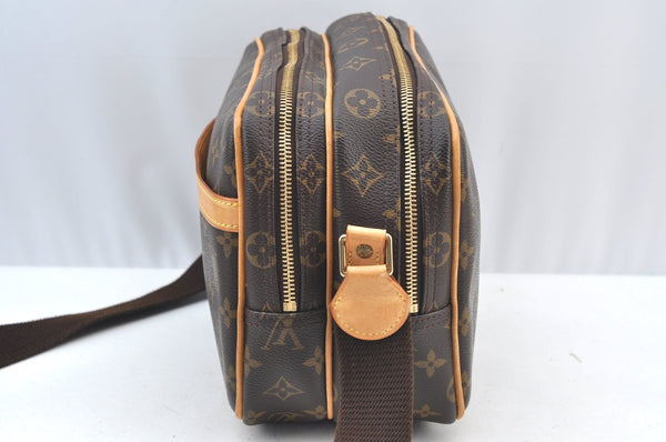 Authentic Louis Vuitton Monogram Reporter PM Shoulder Cross Bag M45254 LV K8104