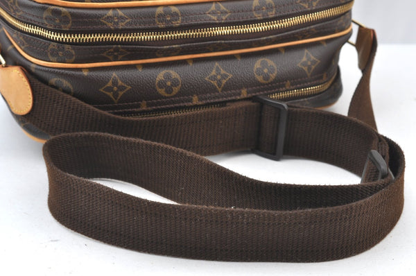 Authentic Louis Vuitton Monogram Reporter PM Shoulder Cross Bag M45254 LV K8104