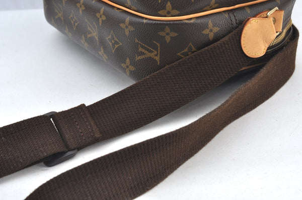 Authentic Louis Vuitton Monogram Reporter PM Shoulder Cross Bag M45254 LV K8104