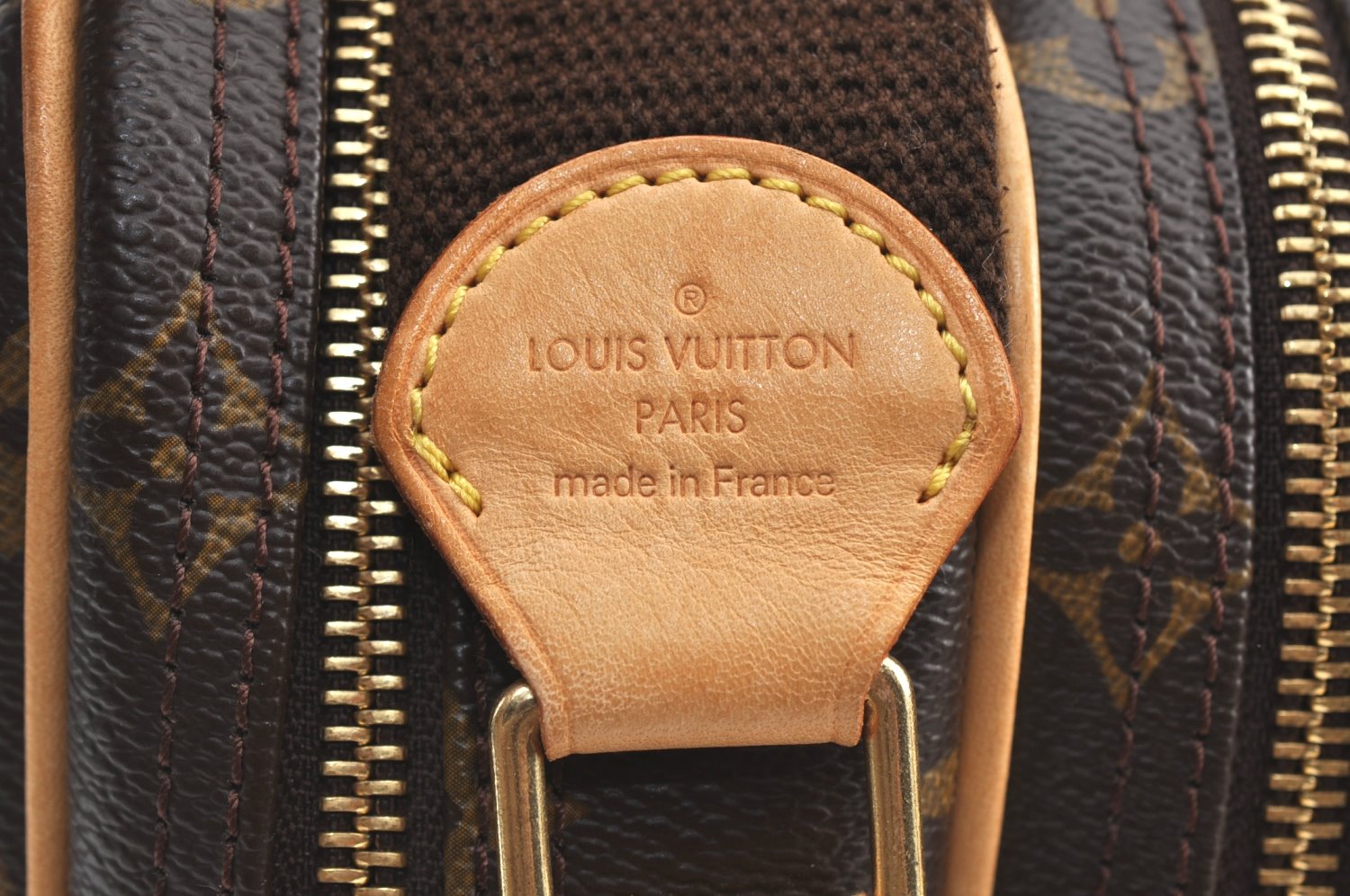 Authentic Louis Vuitton Monogram Reporter PM Shoulder Cross Bag M45254 LV K8104