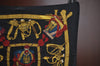 Authentic HERMES Carre 90 Scarf "GRAND UNIFFORME" Silk Black Paper Bag K8110