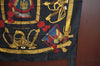Authentic HERMES Carre 90 Scarf "GRAND UNIFFORME" Silk Black Paper Bag K8110
