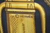 Authentic HERMES Carre 90 Scarf "GRAND UNIFFORME" Silk Black Paper Bag K8110