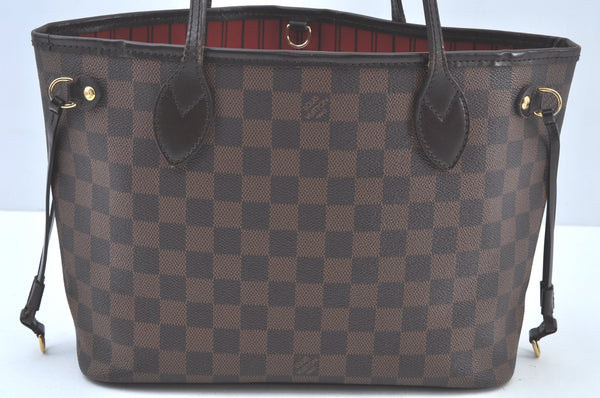 Authentic Louis Vuitton Damier Neverfull PM Shoulder Tote Bag N51109 LV K8121