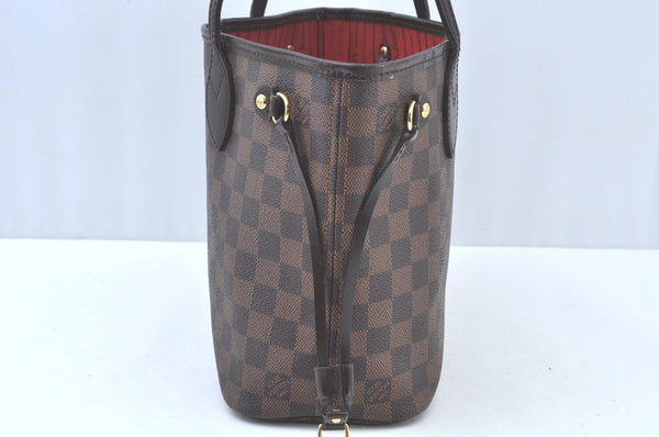 Authentic Louis Vuitton Damier Neverfull PM Shoulder Tote Bag N51109 LV K8121