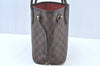 Authentic Louis Vuitton Damier Neverfull PM Shoulder Tote Bag N51109 LV K8121