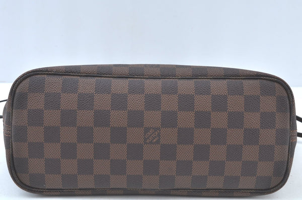 Authentic Louis Vuitton Damier Neverfull PM Shoulder Tote Bag N51109 LV K8121