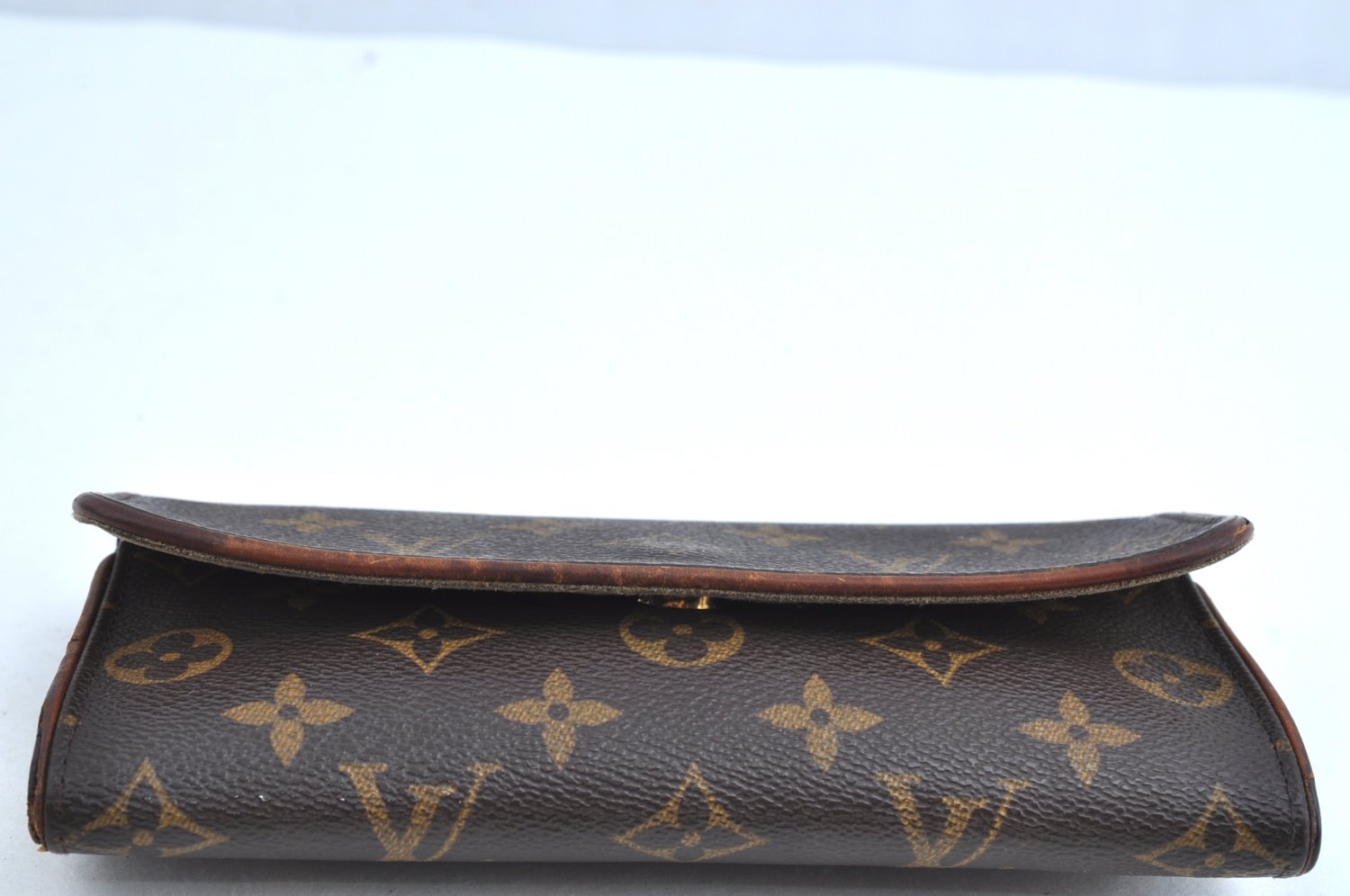 Authentic Louis Vuitton Monogram Pochette Twin PM Shoulder Bag M51854 LV K8157