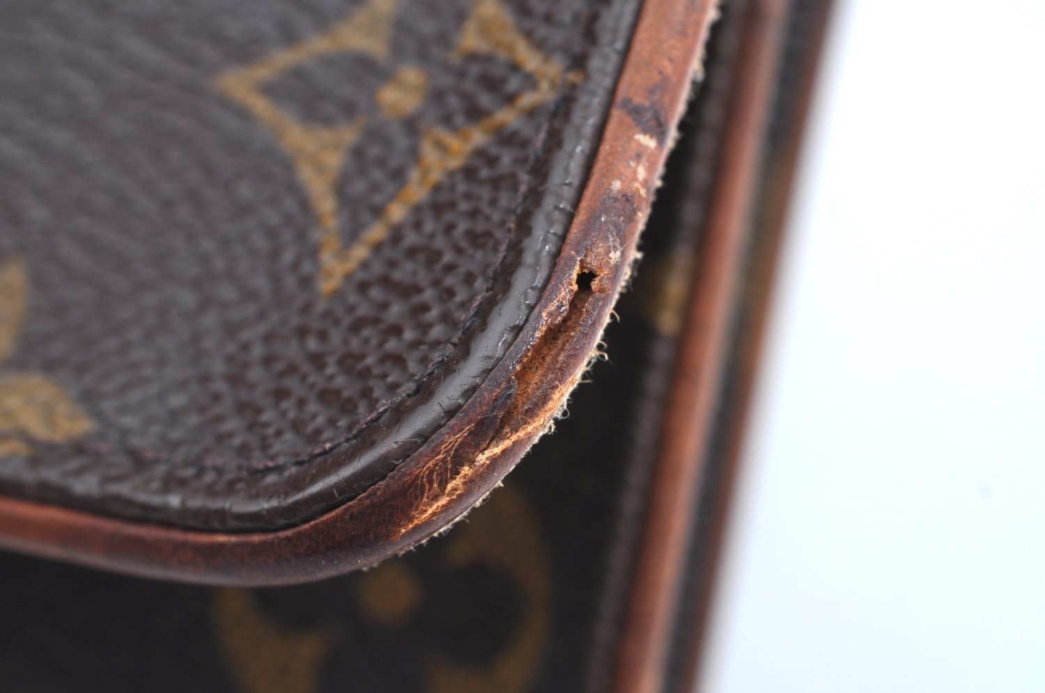 Authentic Louis Vuitton Monogram Pochette Twin PM Shoulder Bag M51854 LV K8157