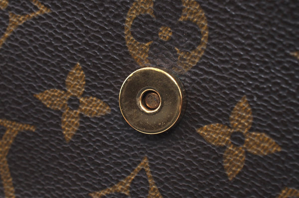 Authentic Louis Vuitton Monogram Pochette Twin PM Shoulder Bag M51854 LV K8157