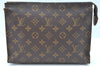 Auth Louis Vuitton Monogram Poche Toilette 26 Pouch Old Model LV Junk K8161