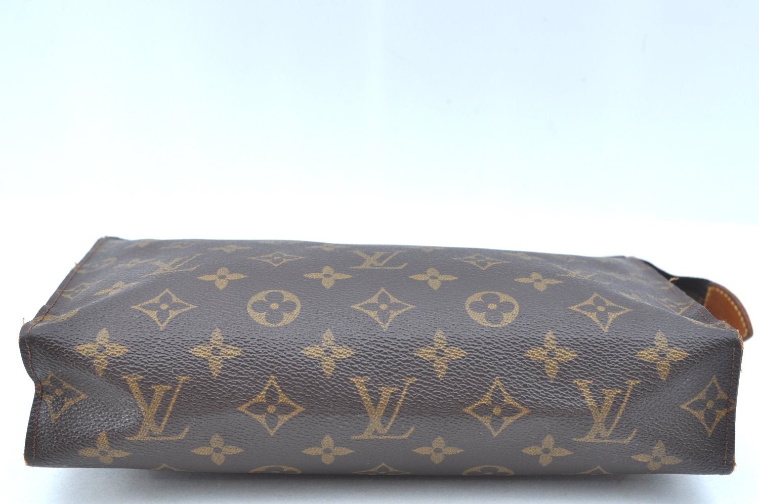 Auth Louis Vuitton Monogram Poche Toilette 26 Pouch Old Model LV Junk K8161