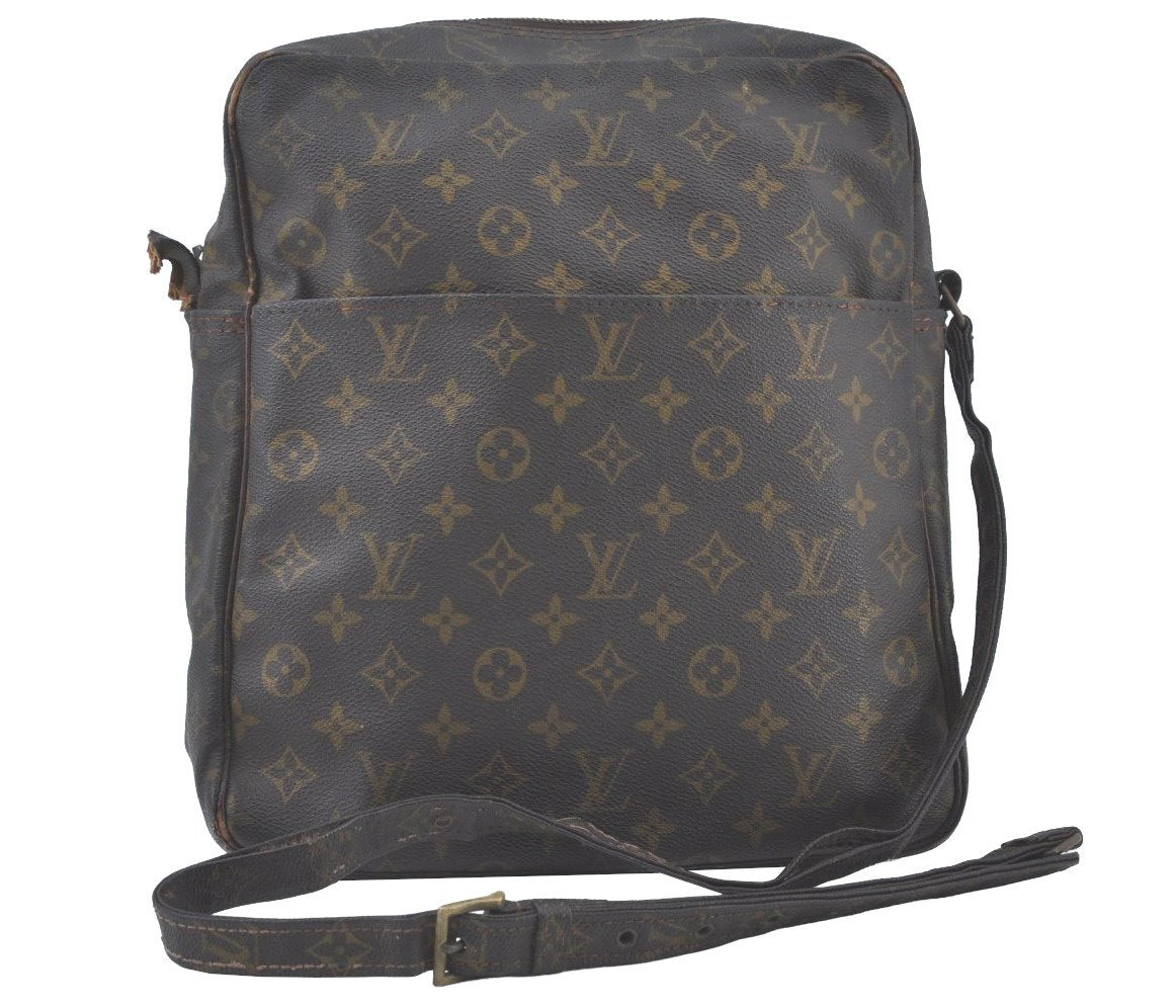 Authentic Louis Vuitton Monogram Marceau Shoulder Cross Bag M40264 LV Junk K8163