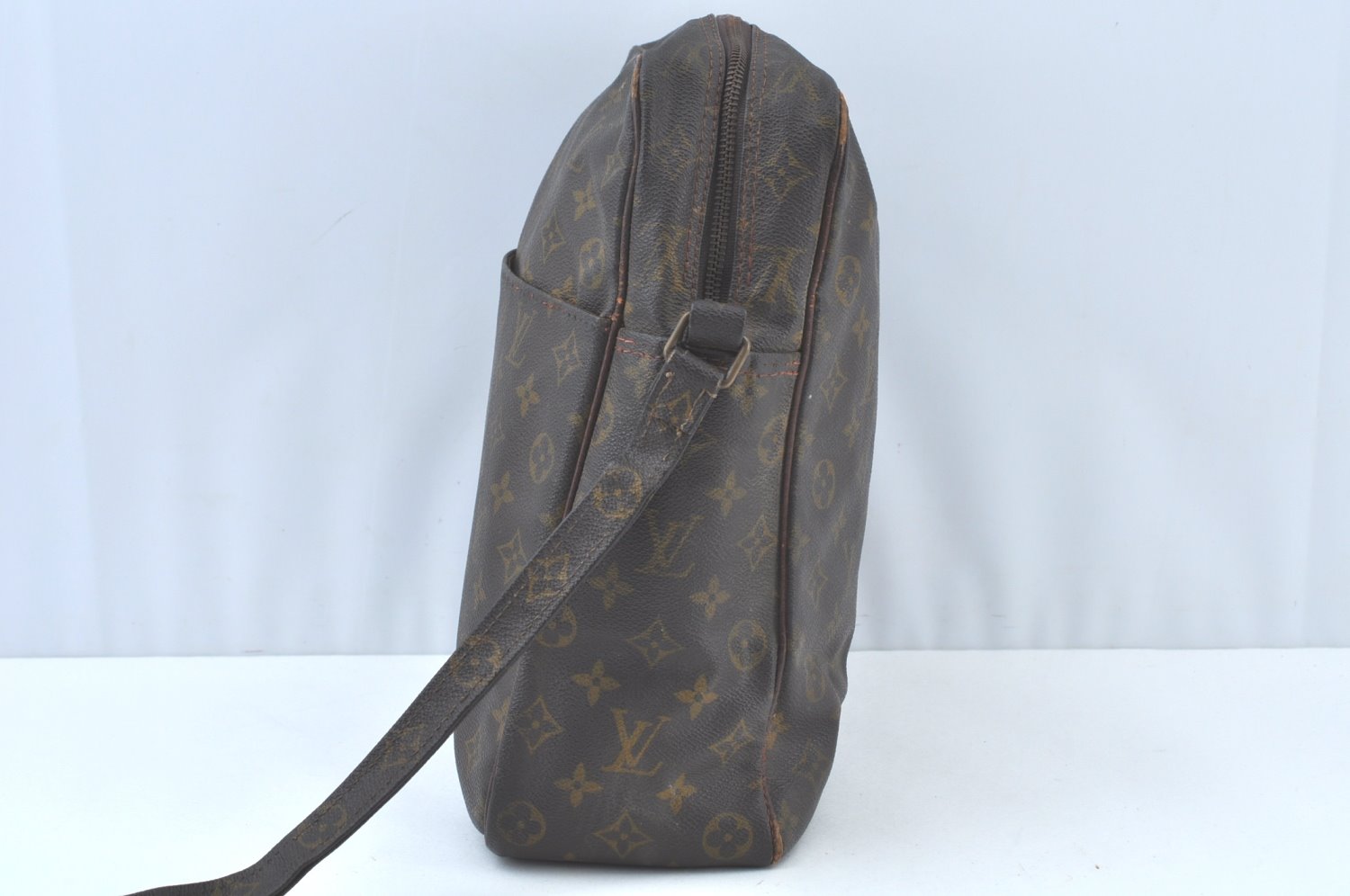 Authentic Louis Vuitton Monogram Marceau Shoulder Cross Bag M40264 LV Junk K8163