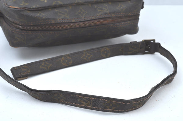 Authentic Louis Vuitton Monogram Marceau Shoulder Cross Bag M40264 LV Junk K8163