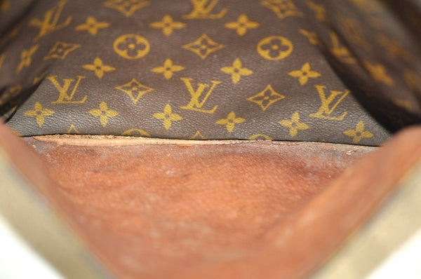 Authentic Louis Vuitton Monogram Marceau Shoulder Cross Bag M40264 LV Junk K8163