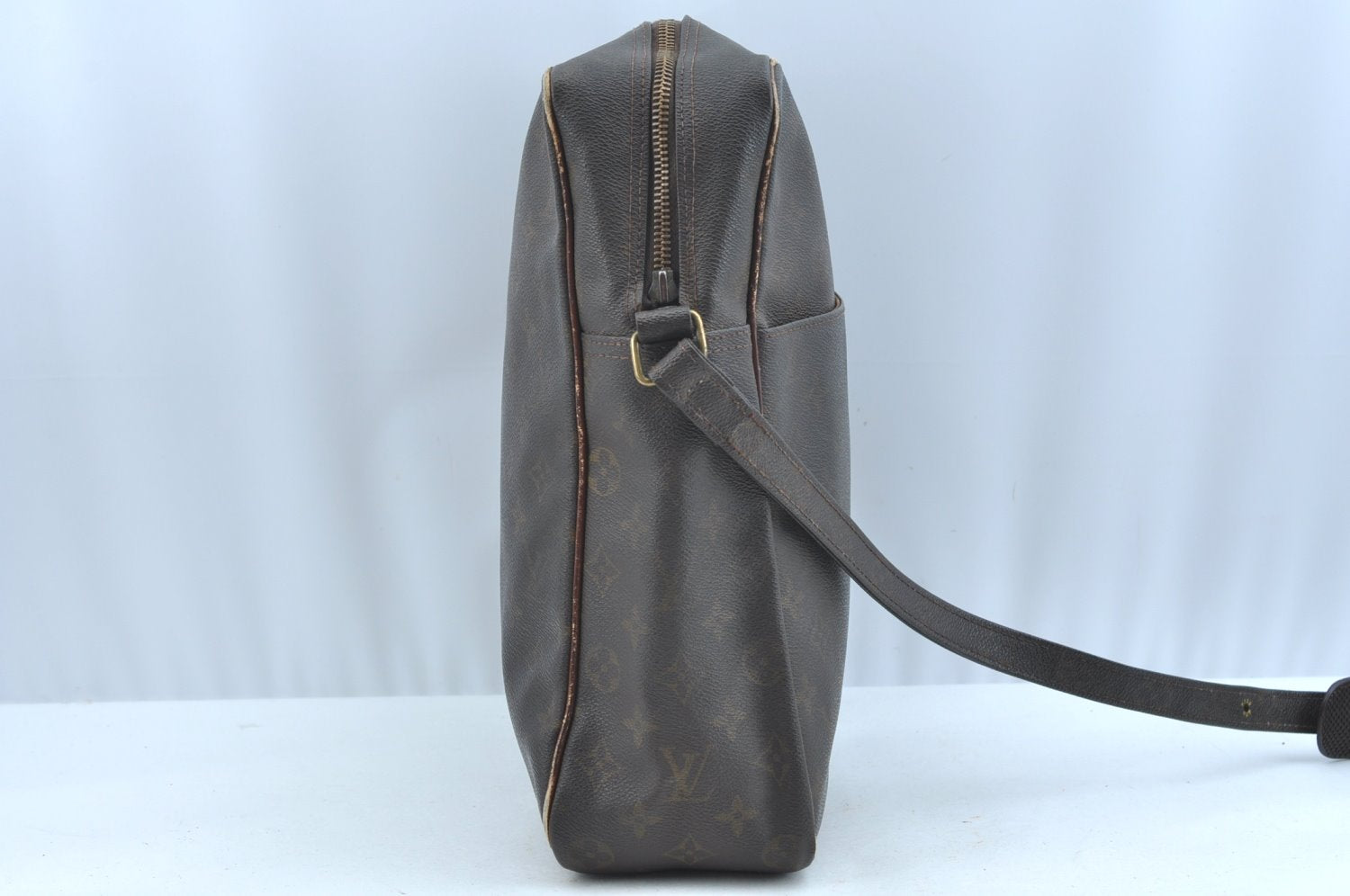 Authentic Louis Vuitton Monogram Marceau Shoulder Cross Bag Old Model Junk K8165