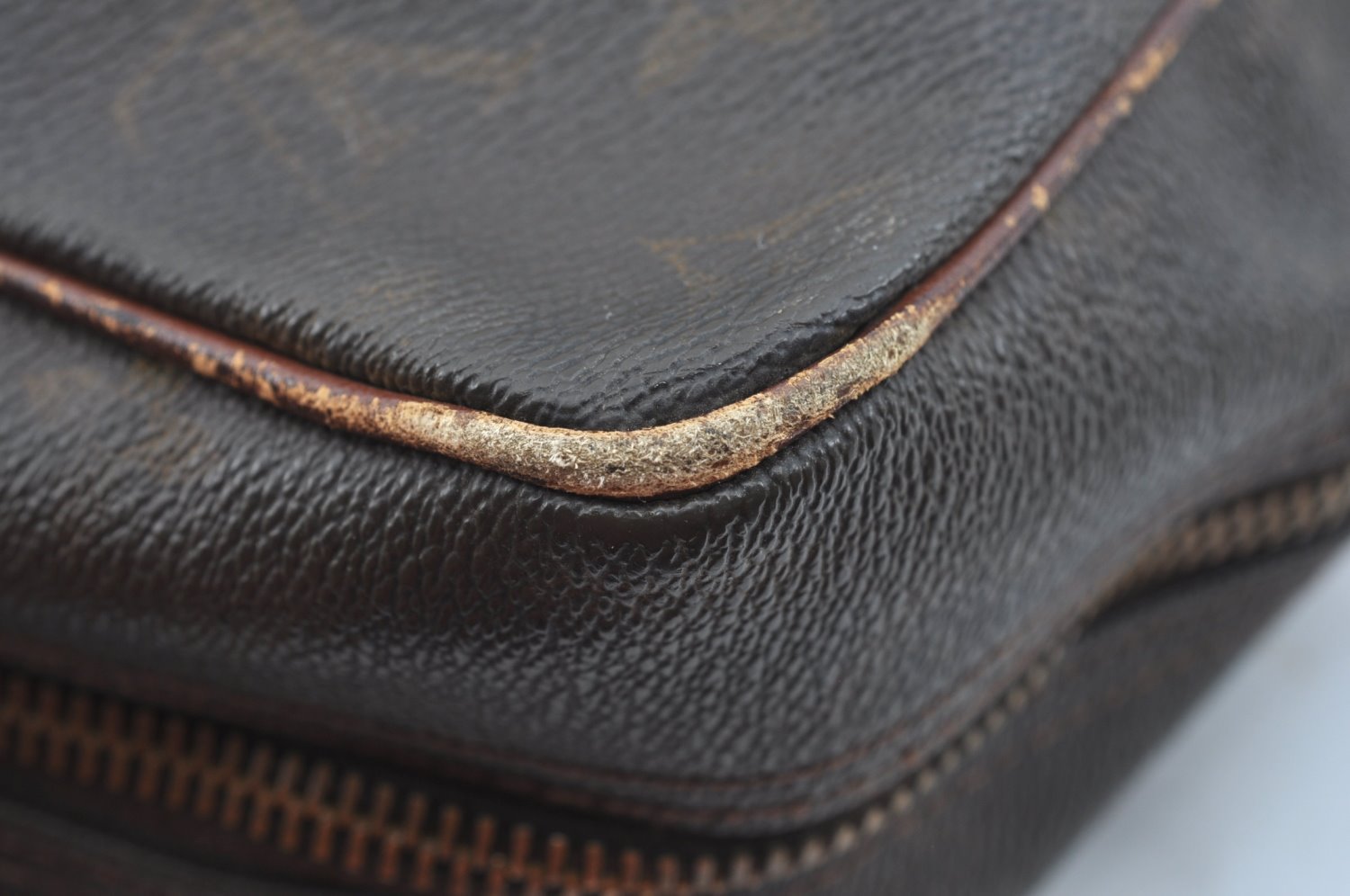 Authentic Louis Vuitton Monogram Marceau Shoulder Cross Bag Old Model Junk K8165