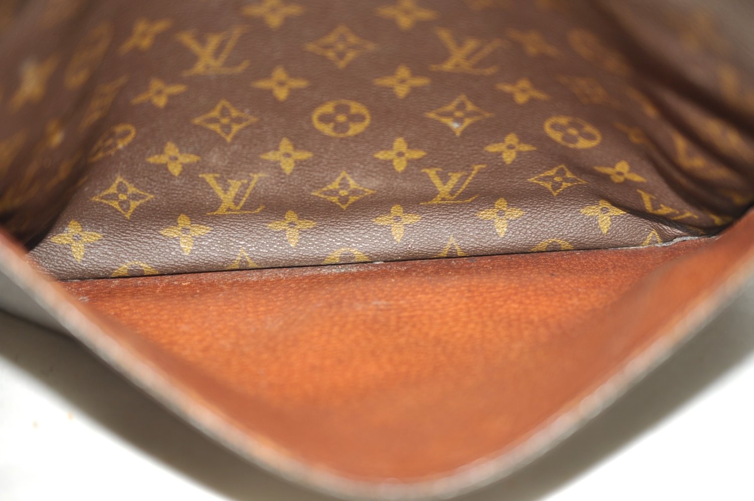 Authentic Louis Vuitton Monogram Marceau Shoulder Cross Bag Old Model Junk K8165
