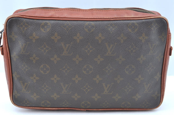 Auth Louis Vuitton Monogram Sac Bandouliere 30 Clutch Bag Old Model Junk K8166