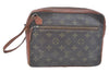 Authentic Louis Vuitton Monogram Pochette Sport Clutch Bag Old Model Junk K8167