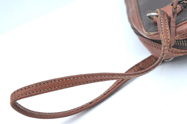 Authentic Louis Vuitton Monogram Pochette Sport Clutch Bag Old Model Junk K8167