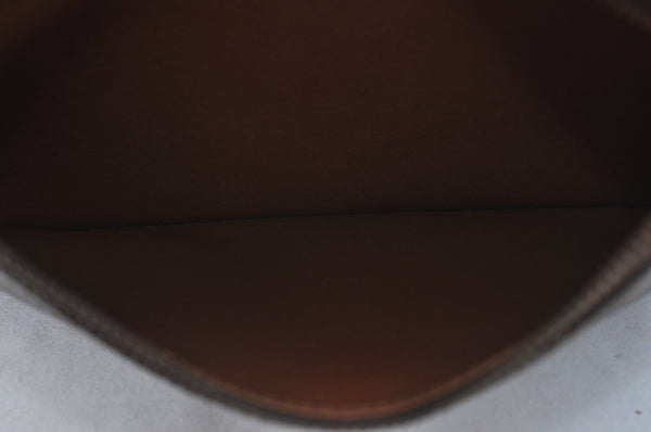 Authentic Louis Vuitton Monogram Pochette Sport Clutch Bag Old Model Junk K8167