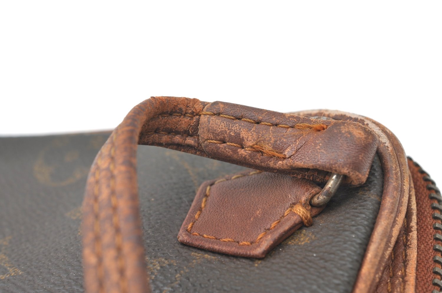 Auth Louis Vuitton Monogram Pochette Sport Clutch Hand Bag Old Model Junk K8168