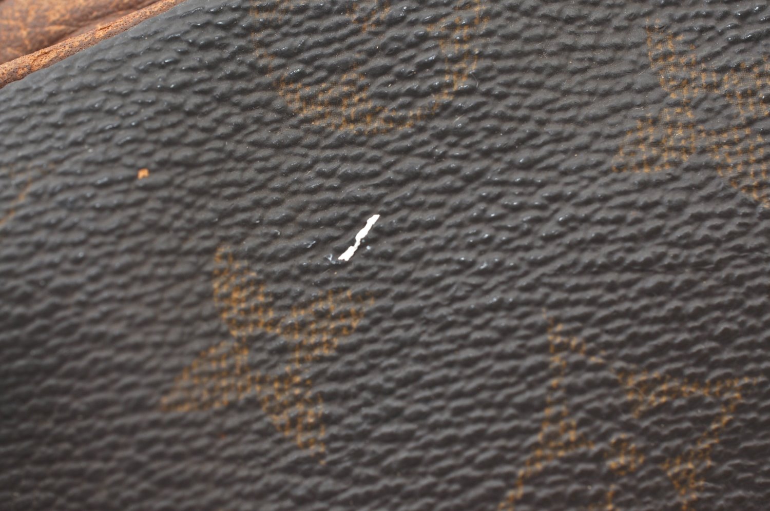 Auth Louis Vuitton Monogram Pochette Sport Clutch Hand Bag Old Model Junk K8168