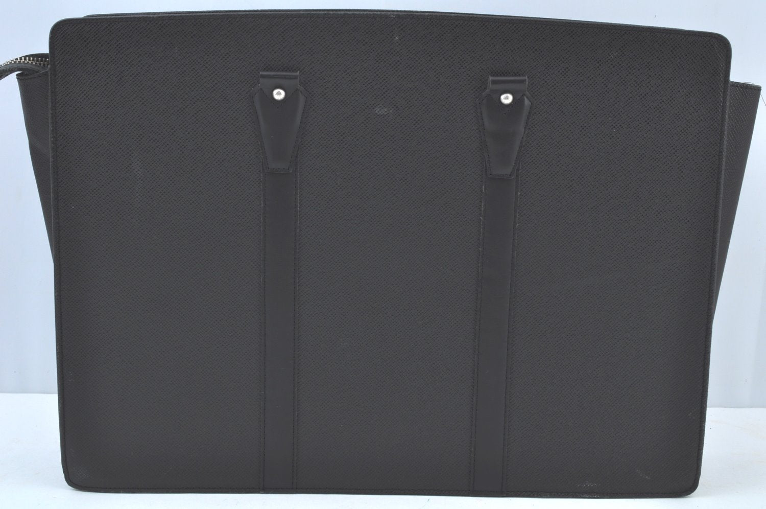 Auth Louis Vuitton Taiga Lozan 2Way Business Hand Bag Black M30052 LV Junk K8169