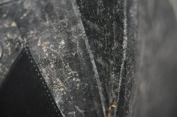 Auth Louis Vuitton Taiga Lozan 2Way Business Hand Bag Black M30052 LV Junk K8169