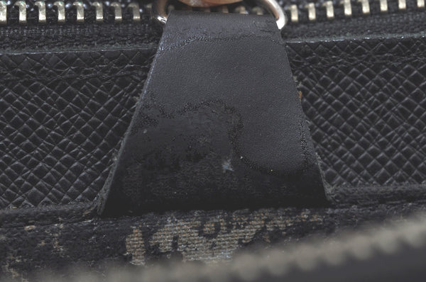 Auth Louis Vuitton Taiga Lozan 2Way Business Hand Bag Black M30052 LV Junk K8169