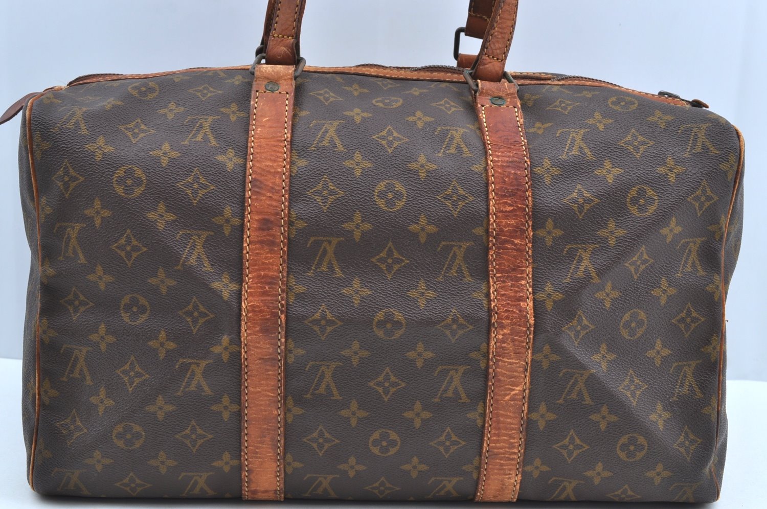 Authentic Louis Vuitton Monogram Sac Souple 45 Hand Boston Bag Old Model K8171